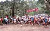 Start of David's wave of the Six Foot Track 2006
