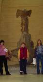 Joshua in front of somthing famous at the Louvre