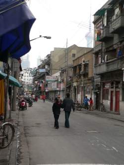 Street just out of town center