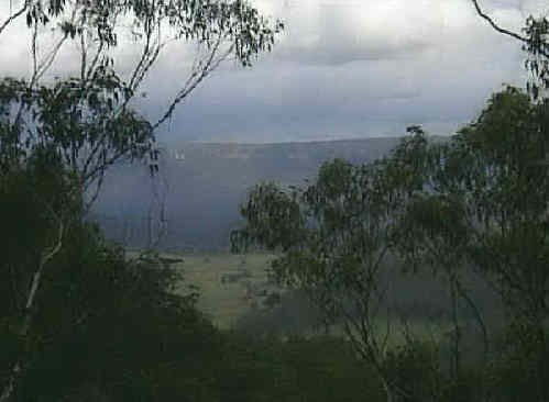 This photo was taken from the walking tack up to the old railway tunnel